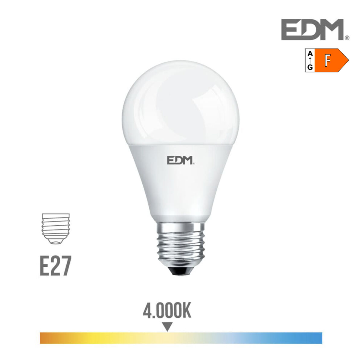 LED-lampa EDM E27 20 W F 2100 Lm (4000 K)
