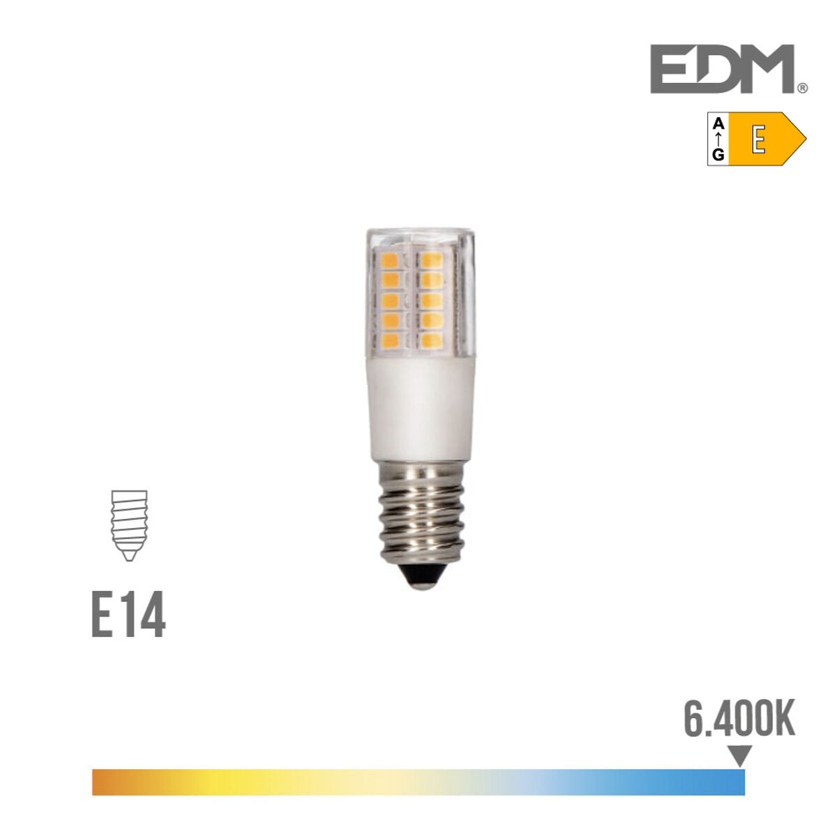 LED-lampa EDM E14 5,5 W E 700 lm (6400K)