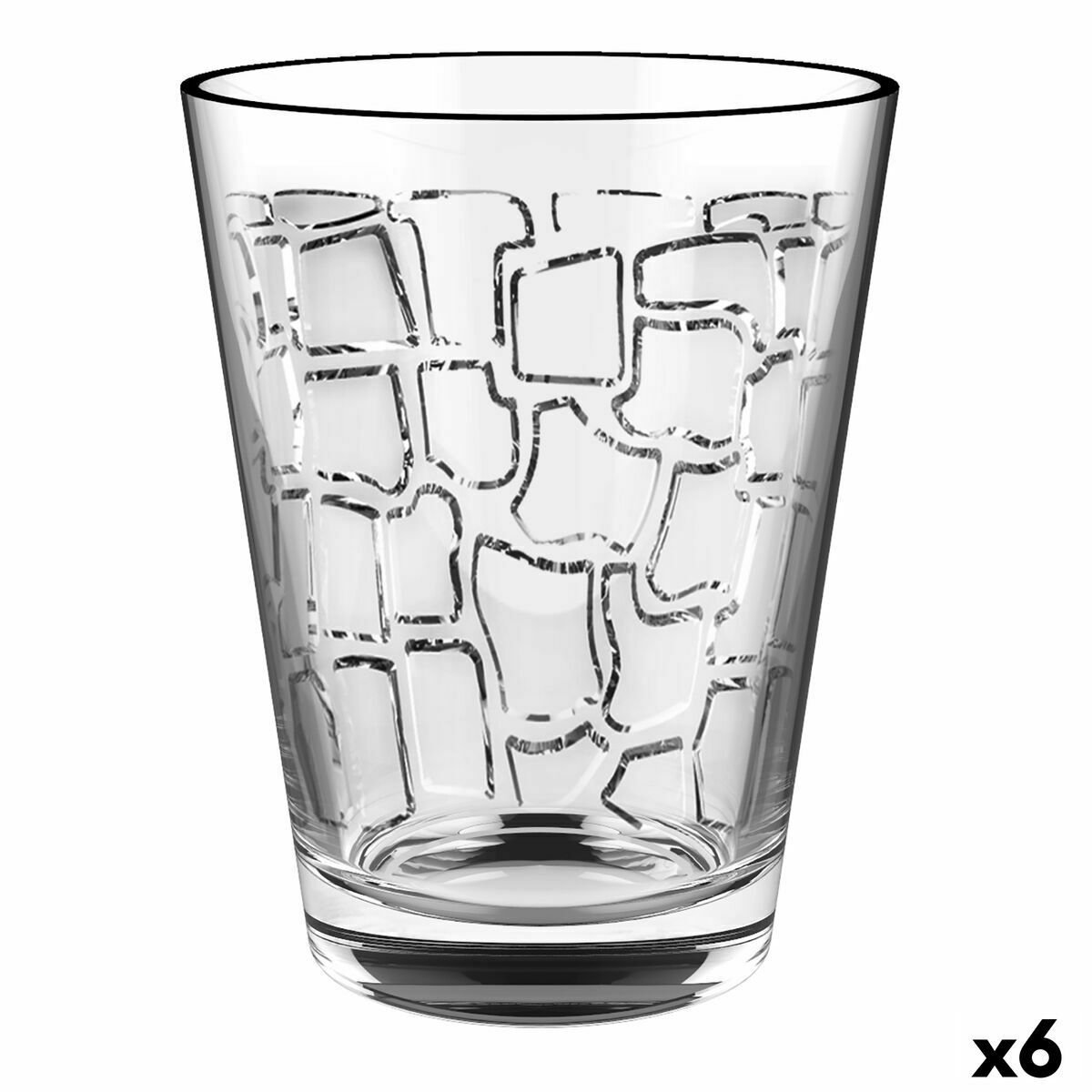 Glas Quid Urban Transparent Glas 6 antal 500 ml (Pack 6x) - 3