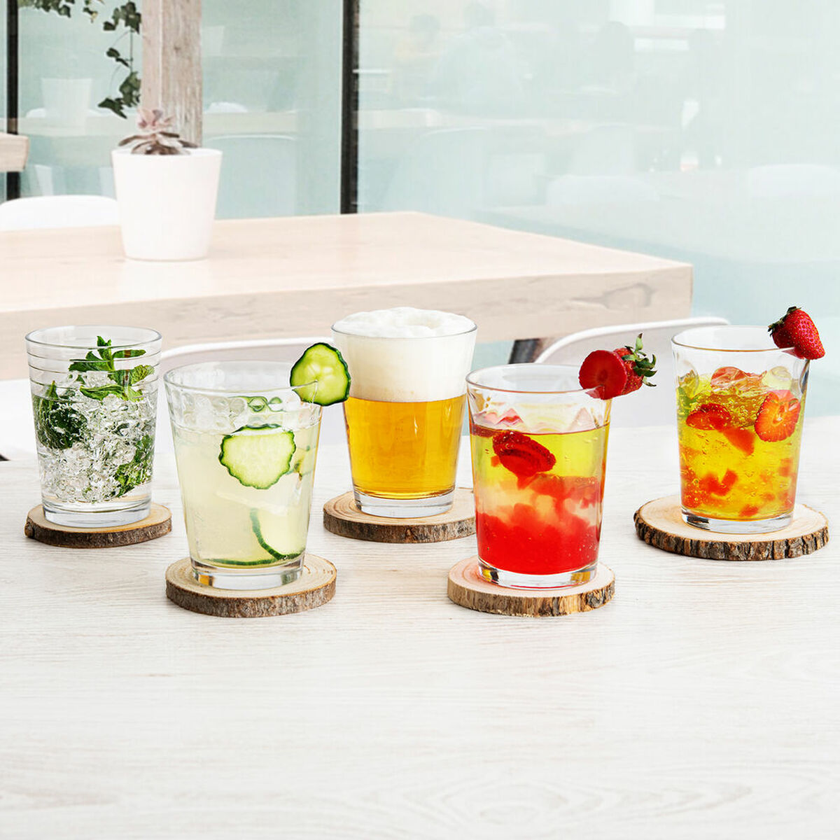 Glas Quid Urban Transparent Glas 6 antal 500 ml (Pack 6x) - 2