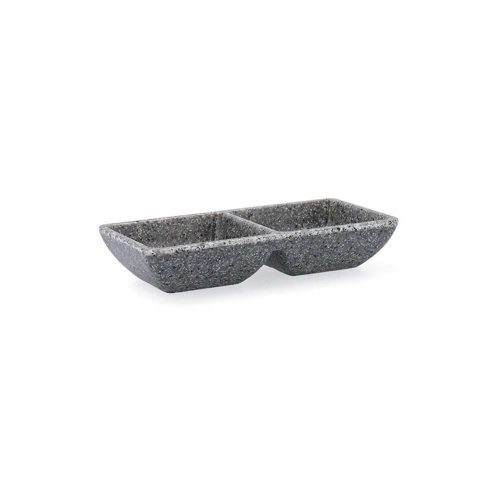 Snacksbricka Quid Lonja Grå Plast 17 x 7 x 3 cm (12 antal) - 2