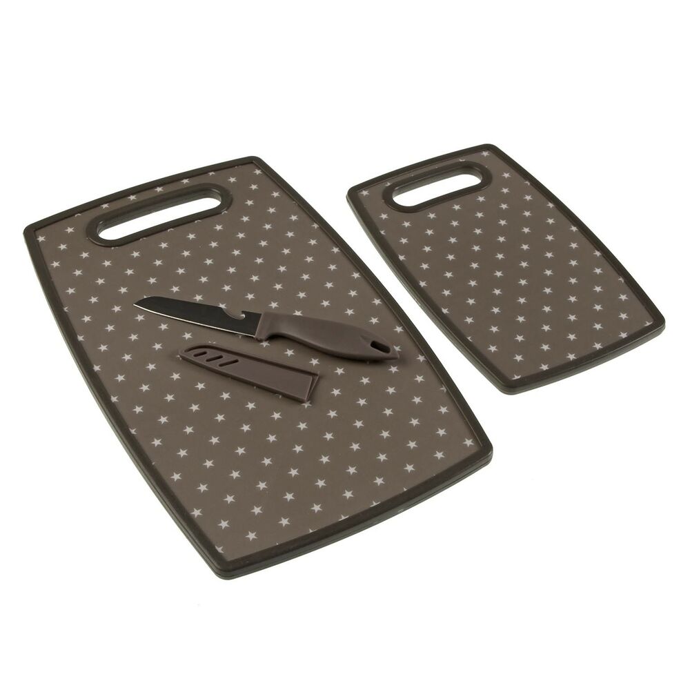 Skärbräda Versa Star polypropen (23 x 27 x 1,2 cm) (19 x 30 x 1,2 cm) (2 Delar)