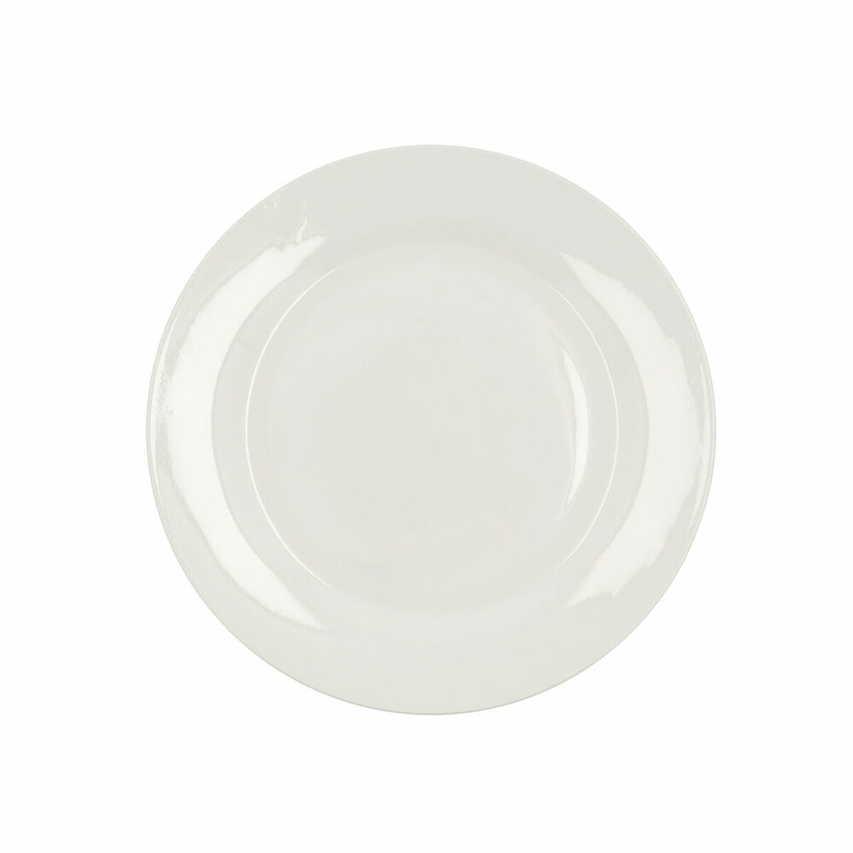 Platt skål Bidasoa Lis Vit Keramik Ø 26 cm (12 antal) (Pack 12x)