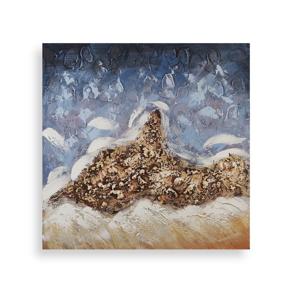 Tavla Versa Tides Kanvas (2,8 x 80 x 80 cm)