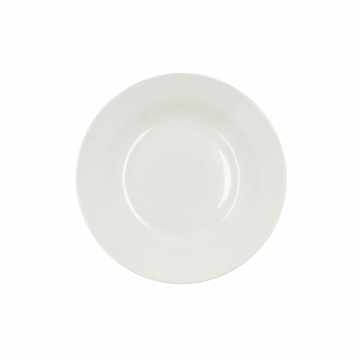 Djup tallrik Bidasoa Lis Keramik Vit (22,5 cm) (Pack 12x)