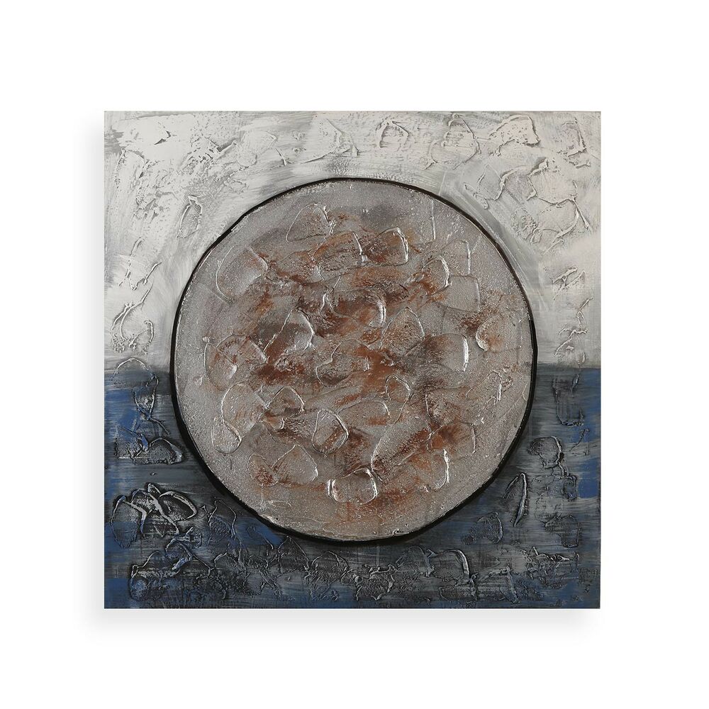 Tavla Versa Dark Circrle Kanvas (2,8 x 80 x 80 cm)