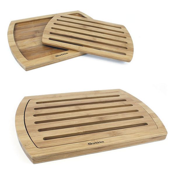 Brödskärbräda i bambu Quttin GR-62324 (36 x 25 x 1,8 cm) (36 x 25 x 1,8 cm)