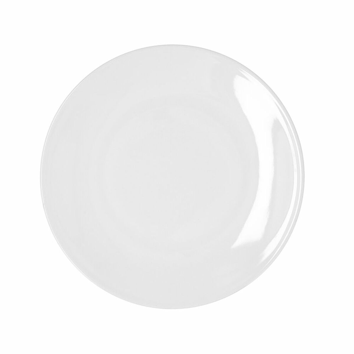 Platt skål Bidasoa Glacial Coupe Vit Keramik 25 cm (6 antal) (Pack 6x) - 3