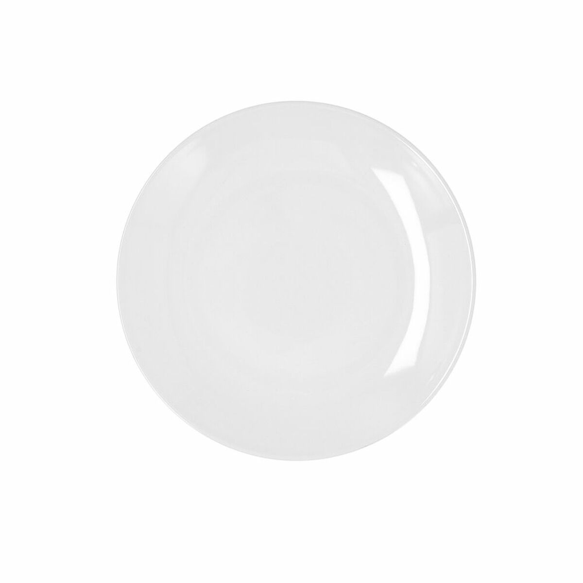 Platt skål Bidasoa Glacial Coupe Vit Keramik Ø 21 cm (6 antal) (Pack 6x) - 4