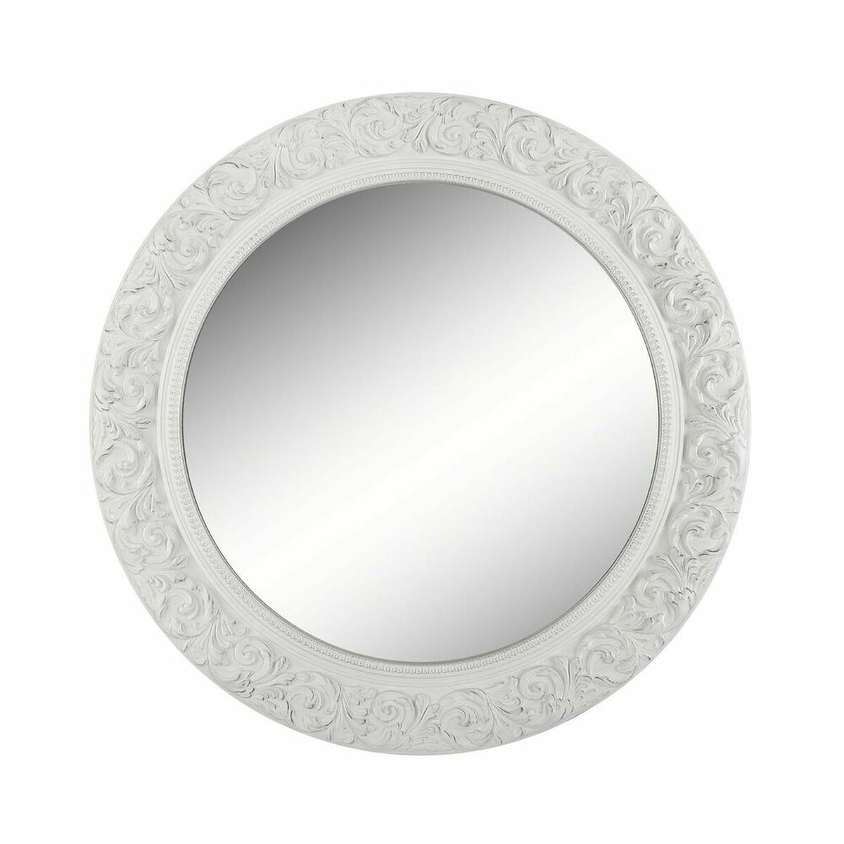 Väggspegel Versa Rund Speglar Plast (39 x 39 cm) - 4