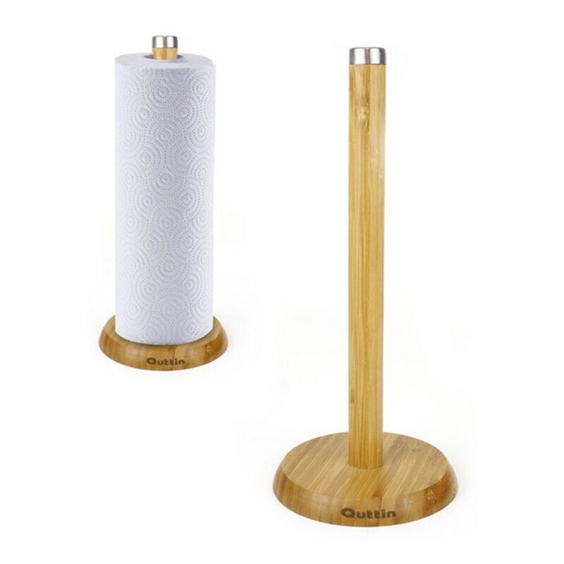 Hushållspappershållare Quttin Bambu (ø 16 x 33,5 cm) - 2
