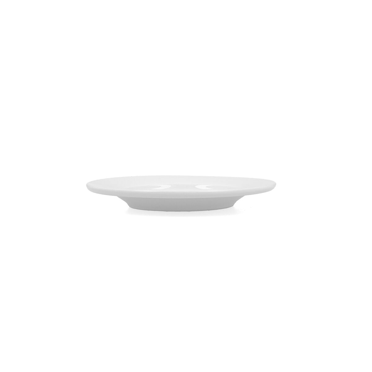 Platt skål Bidasoa Glacial Ala Ancha Vit Keramik Ø 16,5 cm 16,5 cm (12 antal) (Pack 12x) - 5