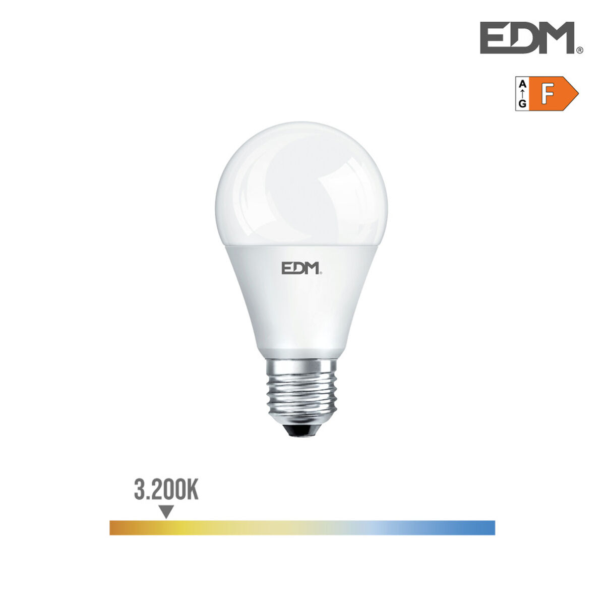 LED-lampa EDM 932 Lm E27 10 W F (3200 K)