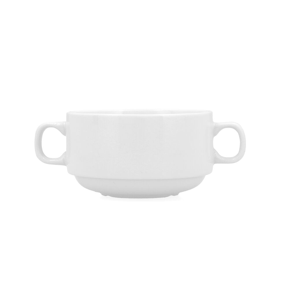 Soppskålar för Consommé Bidasoa Glacial Vit 300 ml (6 antal) (Pack 6x)