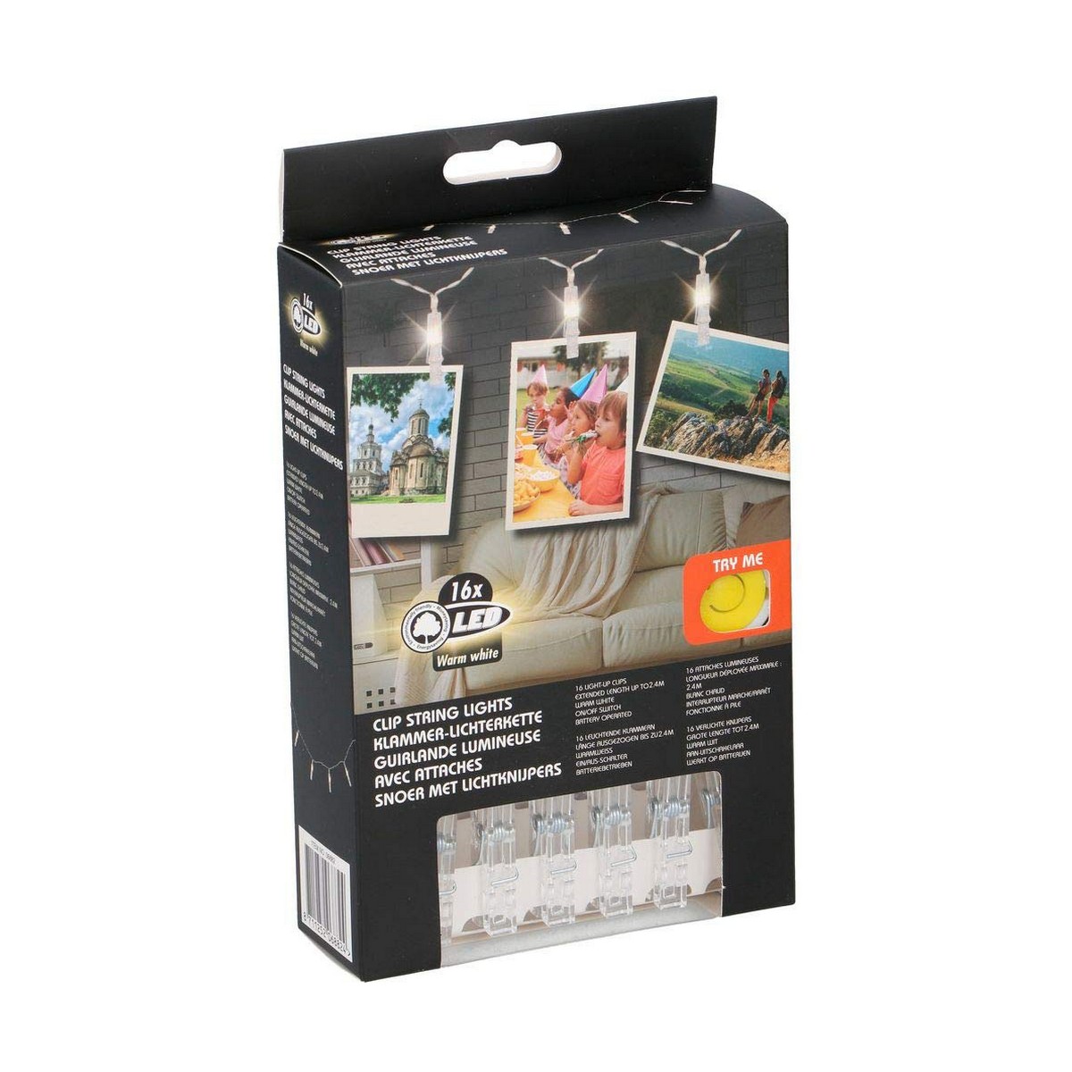 LED-krans Varmvit (2,4 m) - 2