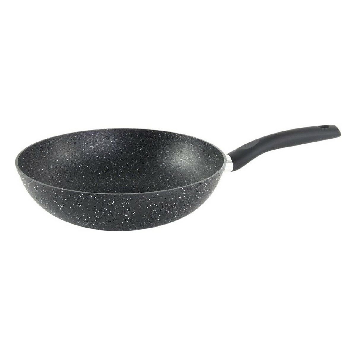 Wokpanna Secret de Gourmet Nature Svart Härdat stål (Ø 28 cm)