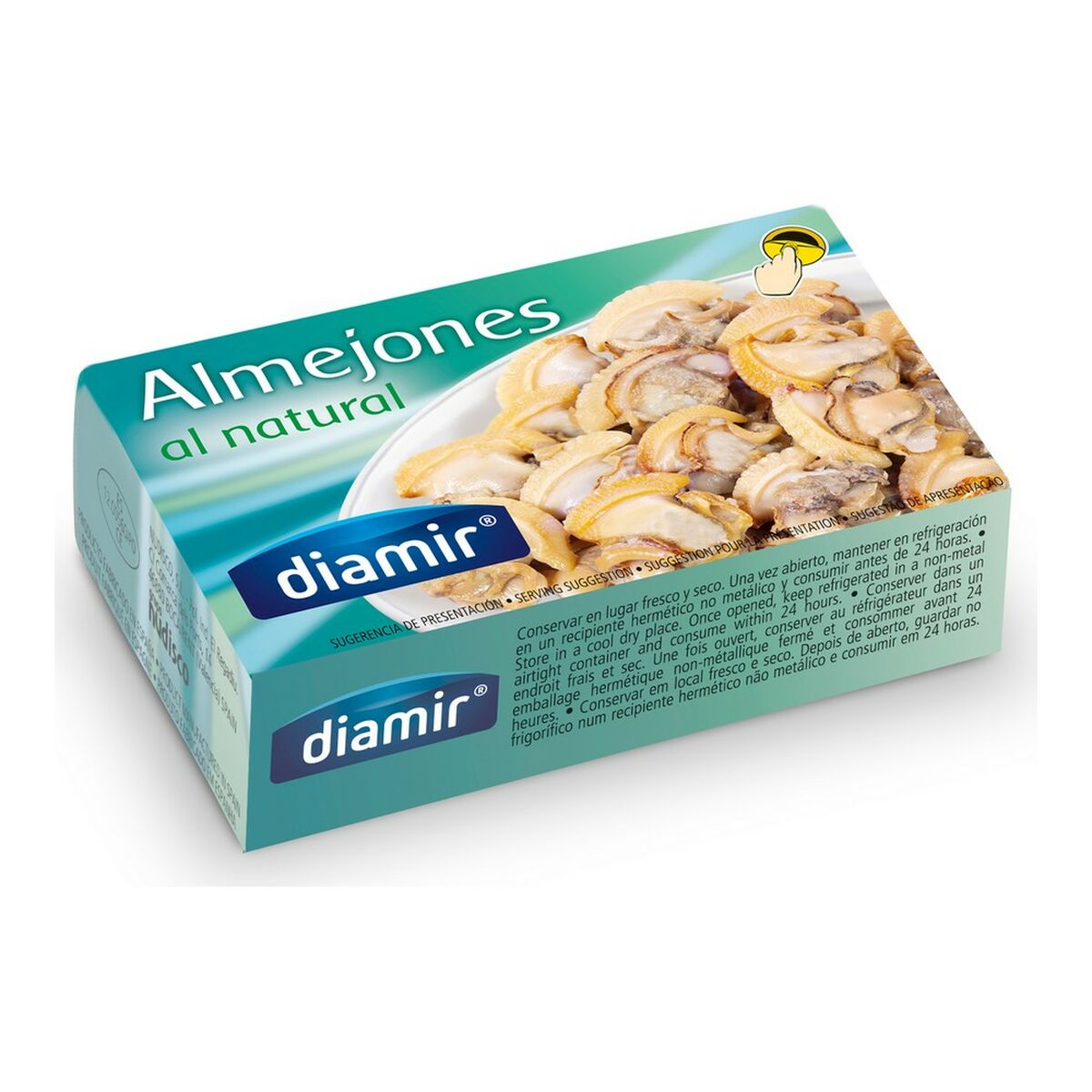 Stora vitmusslor Diamir (120 g) - 2