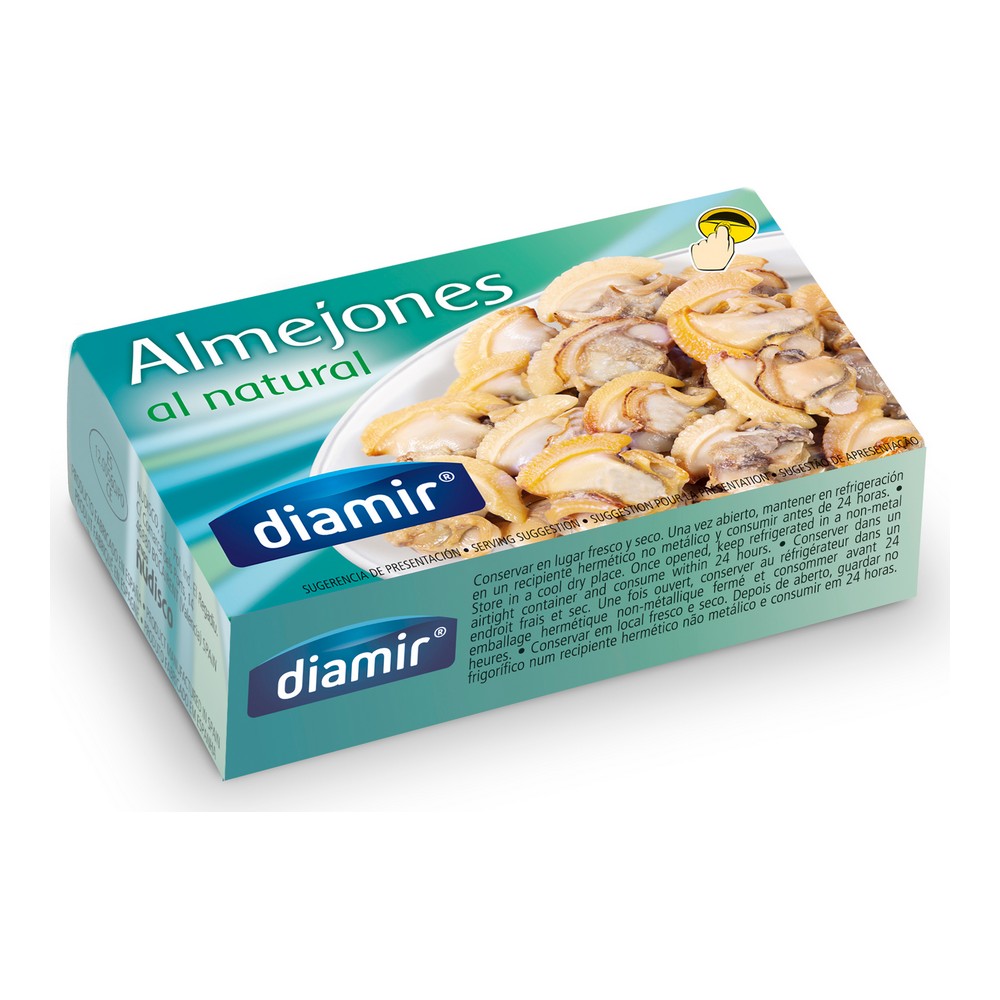 Stora vitmusslor Diamir (120 g)