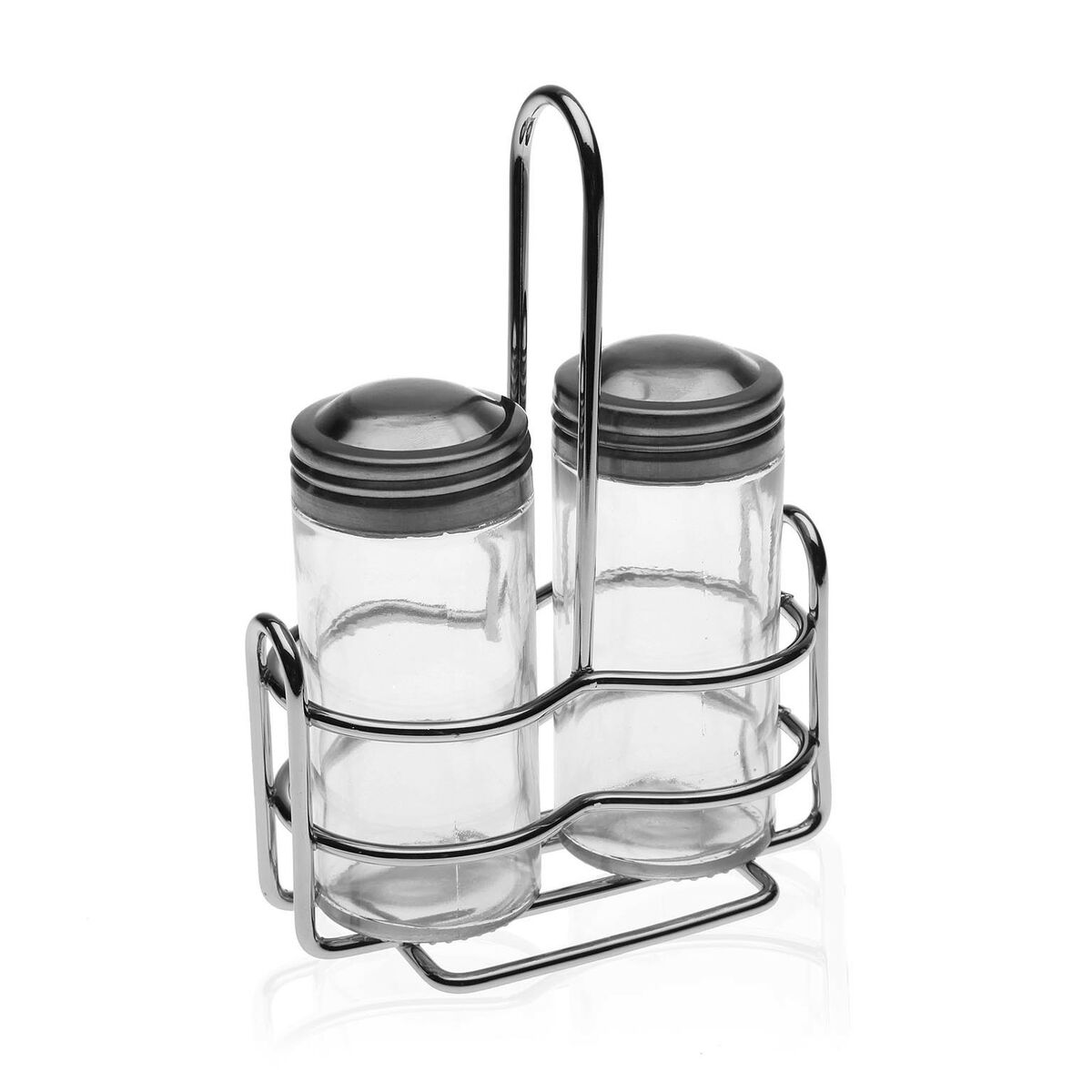 Kryddset Versa 40 ml Glas Stål 175 ml