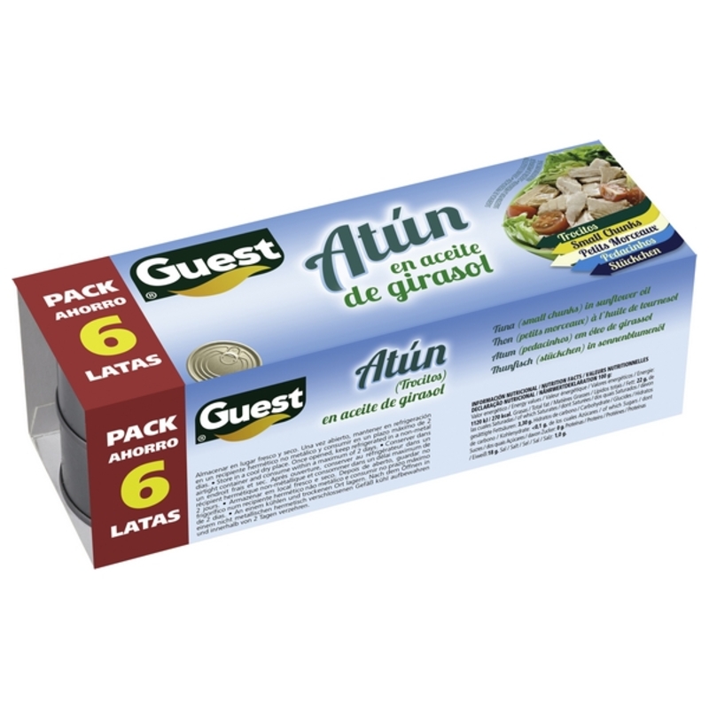 Tonfisk i olja Guest (6 uds)