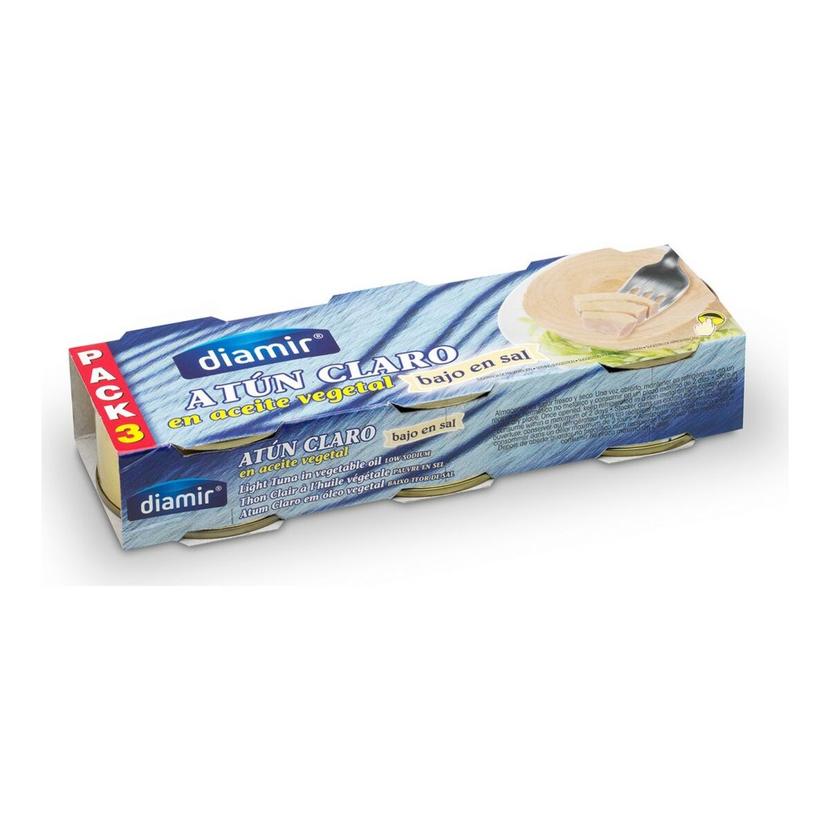 Ljus tonfisk Diamir (85 g)(3 uds)