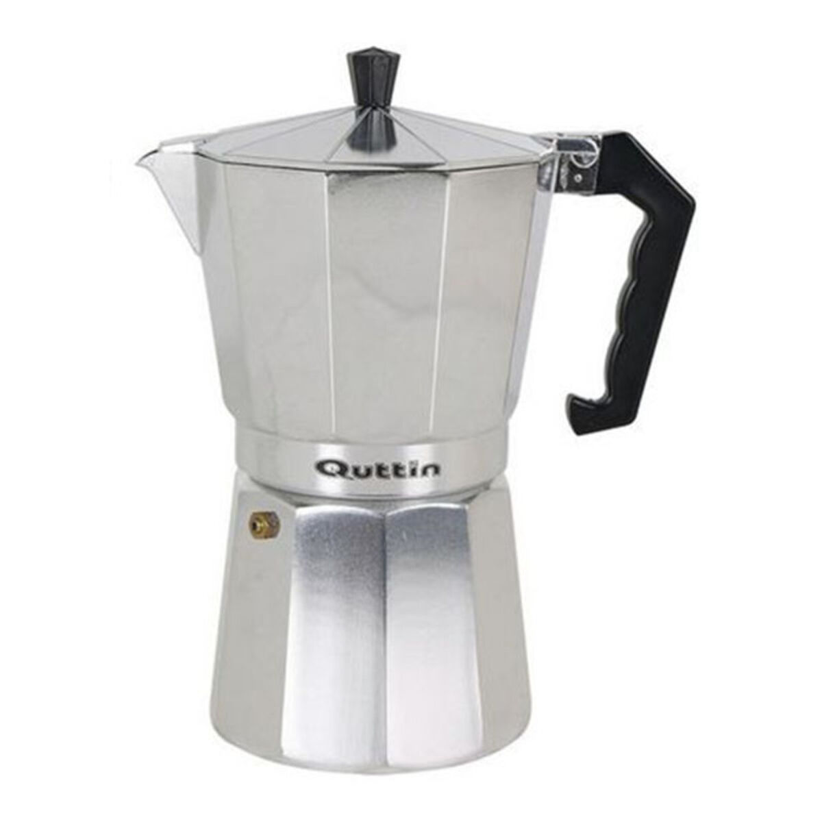 Italiensk Kaffepanna Quttin Aluminium, Kapacitet: 6 Koppar - 3