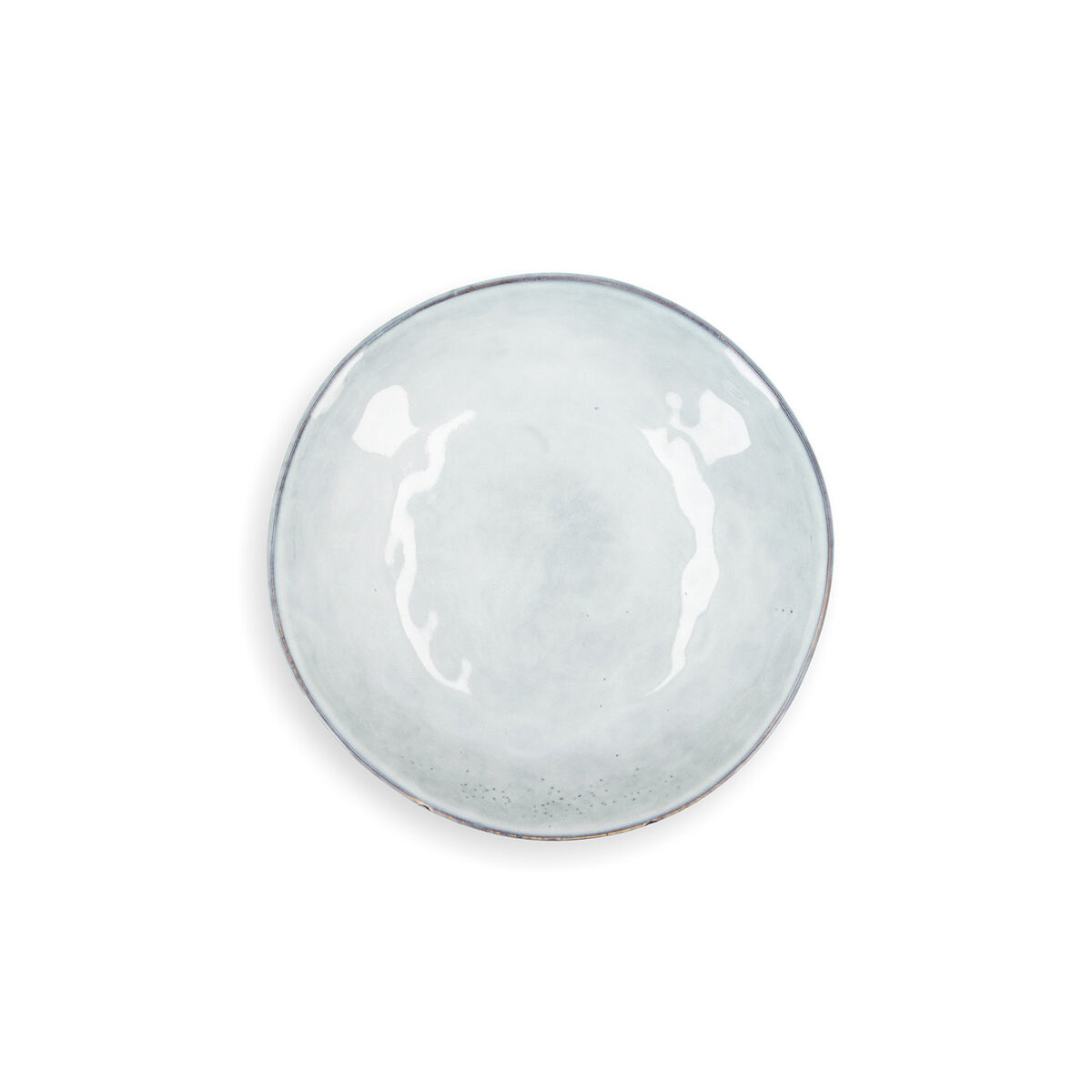 Platt skål Quid Boreal Blå Keramik Ø 21 cm (6 antal) (Pack 6x)
