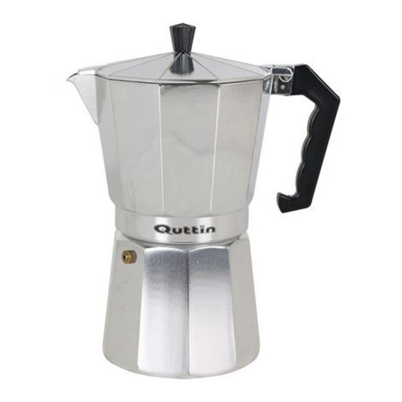 Italiensk Kaffepanna Quttin Aluminium, Kapacitet: 12 koppar - 2