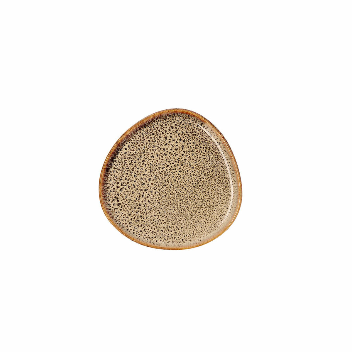 Platt skål Bidasoa Ikonic Brun Keramik 11 x 11 cm (12 antal) (Pack 12x)