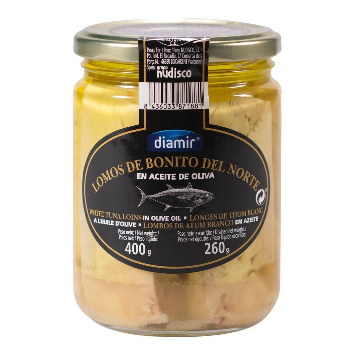 Bitar av bonito från norra Spanien Diamir (400 g) - 2