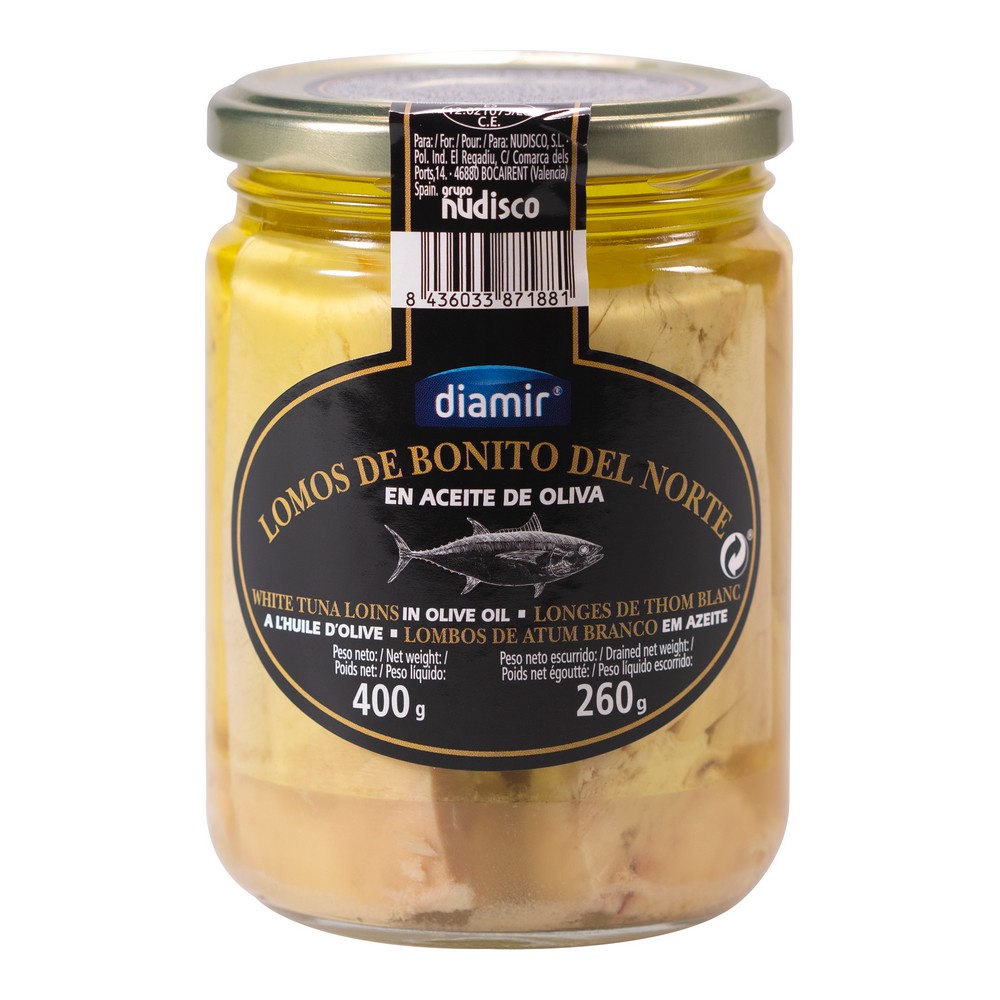 Bitar av bonito från norra Spanien Diamir (400 g)