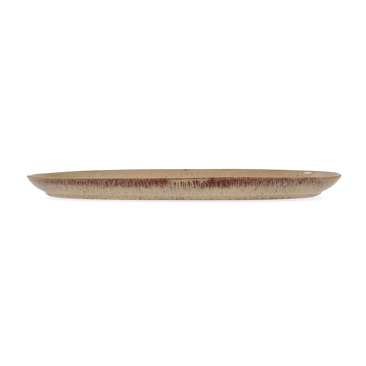 Tallrik Bidasoa Ikonic Keramik Brun (36 x 16 cm) (Pack 2x) - 2