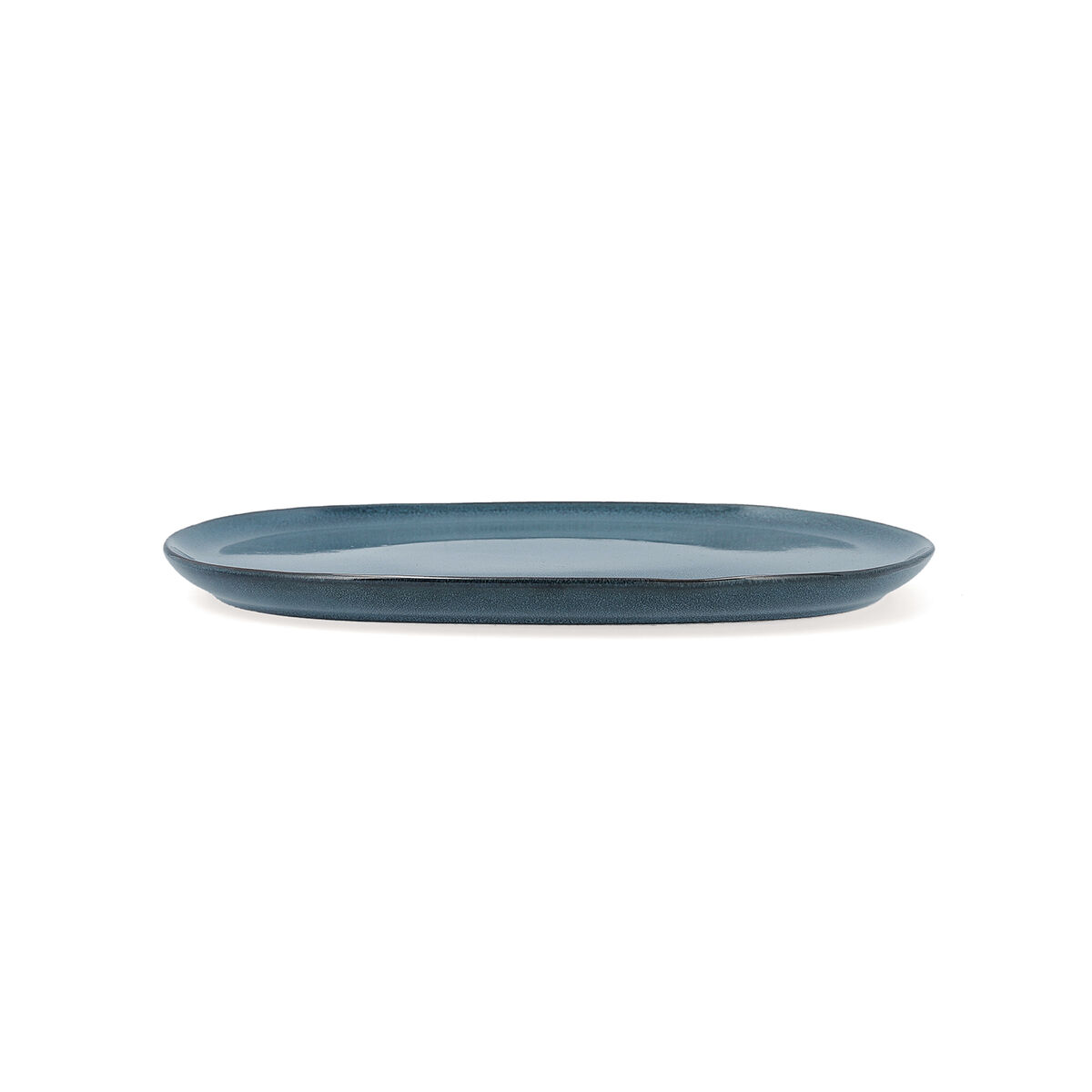 Platt skål Bidasoa Ikonic Blå Keramik 26,5 x 25,7 x 1,5 cm (4 antal) (Pack 4x) - 2