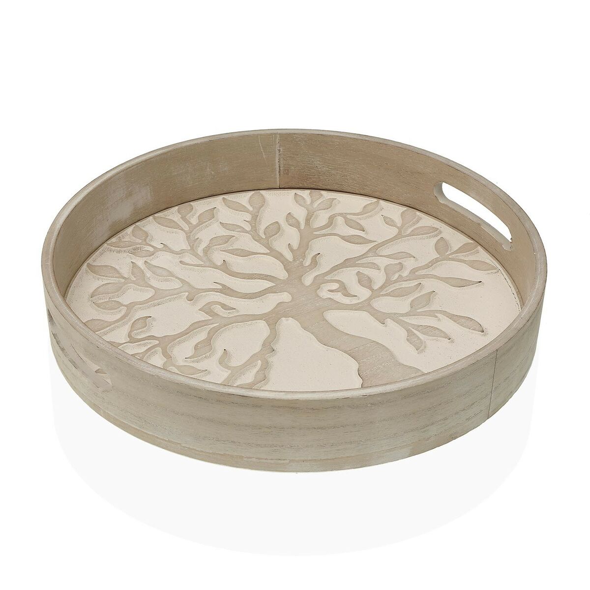 Snacksbricka Versa árbol Vida Trä Trä MDF 35 x 6 x 35 cm - 2
