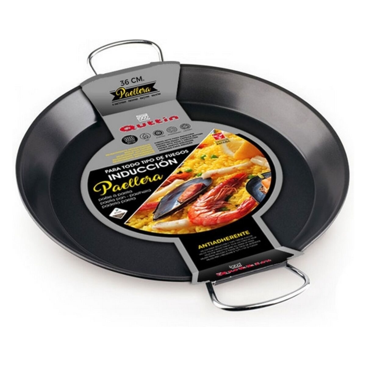 Gryta Quttin Non-stick Svart, Mått: Ø 36 cm - 7