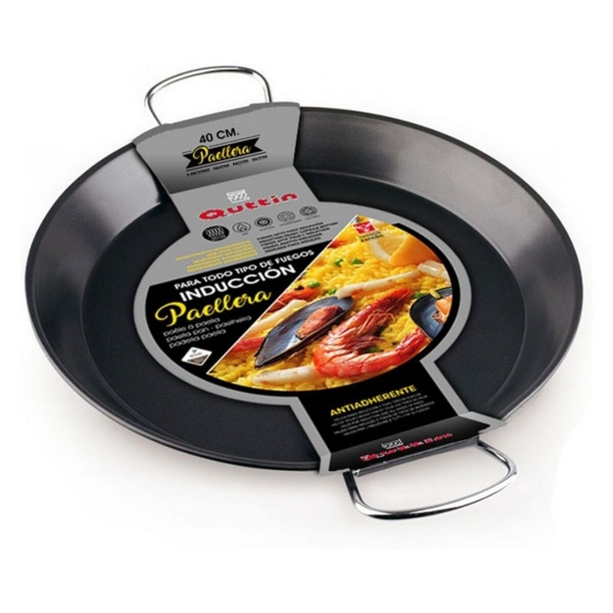 Gryta Quttin Non-stick Svart, Mått: Ø 36 cm - 6