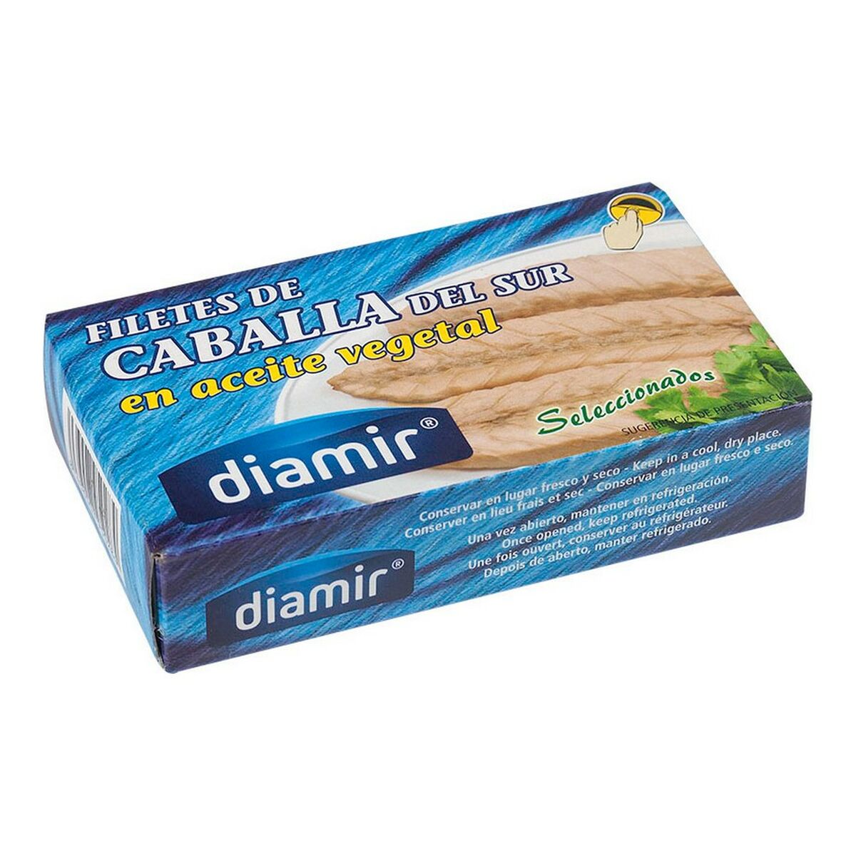 Makrillfiléer Diamir Vegetabilisk olja (90 g) - 2