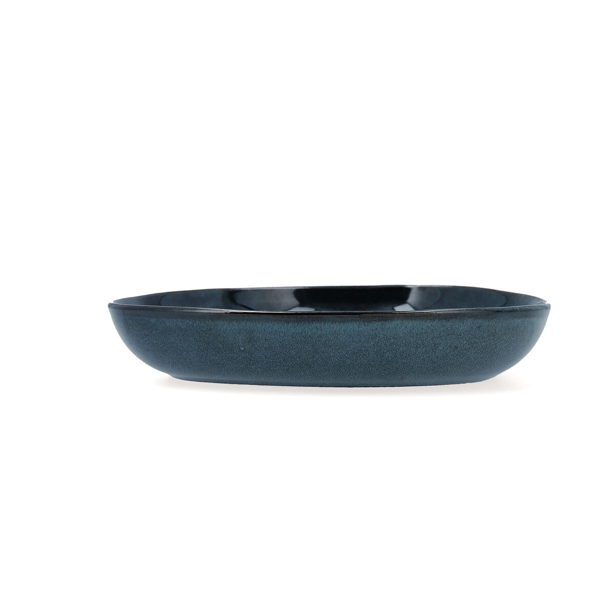 Djup tallrik Bidasoa Ikonic Keramik Blå (20,5 x 19,5 x 3,3 cm) (Pack 6x) - 2