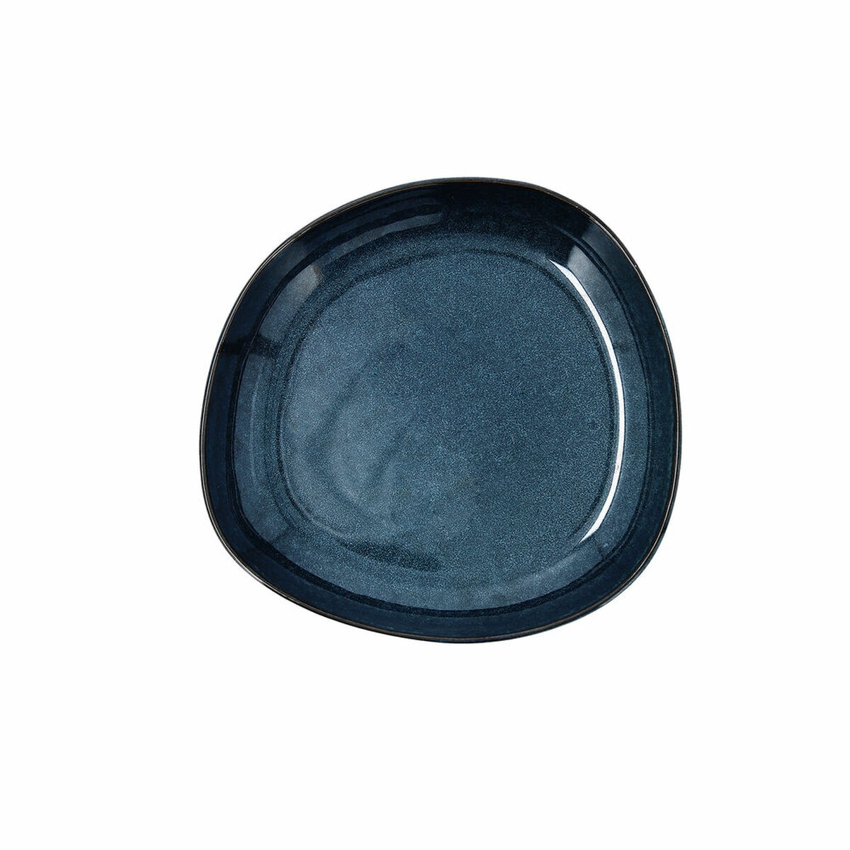 Djup tallrik Bidasoa Ikonic Keramik Blå (20,5 x 19,5 x 3,3 cm) (Pack 6x)