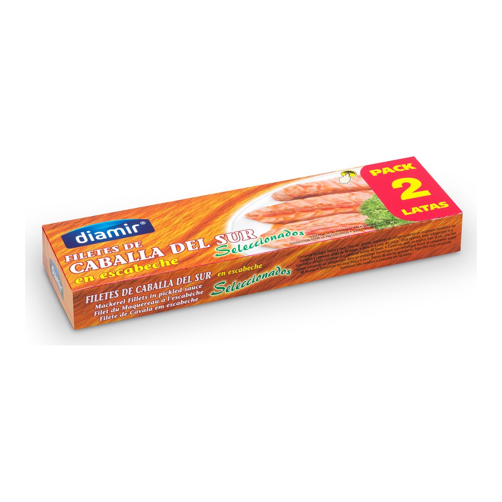 Makrillfiléer Diamir Escabeche-marinad (2 x 90 g)