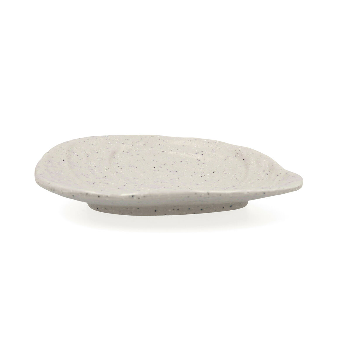 Platt skål Bidasoa Ikonic Grå Plast Melamin 16 x 12,7 x 2,3 cm (12 antal) (Pack 12x)