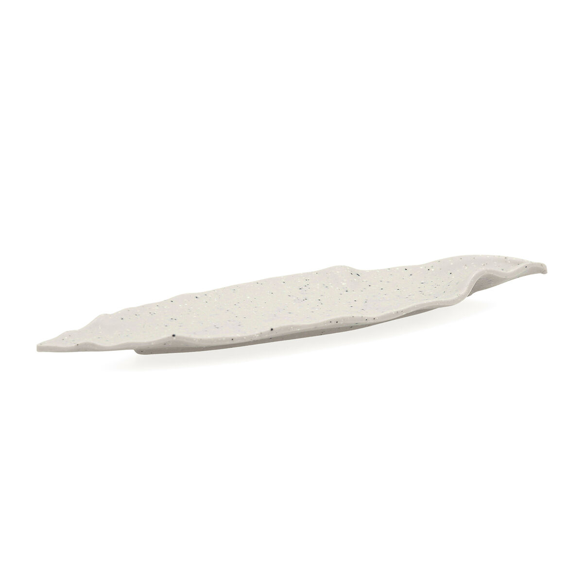 Platt skål Bidasoa Ikonic Grå Plast Melamin 25 x 6,8 x 1,5 cm (12 antal) (Pack 12x)