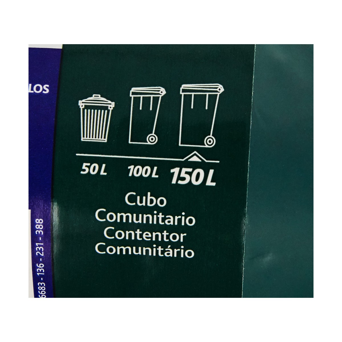 Soppåsar Vileda Ecobag 10 Delar 150 l - 4
