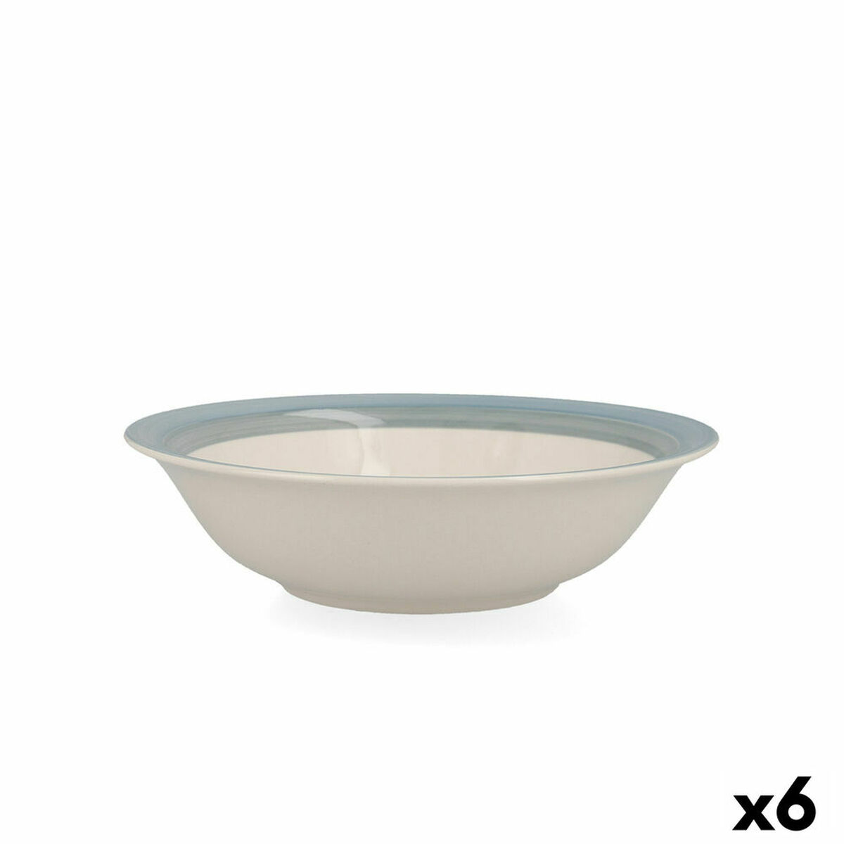 Skål Quid Allegra Aqua Keramik Dvobarvna (18 cm) (Pack 6x) - 2