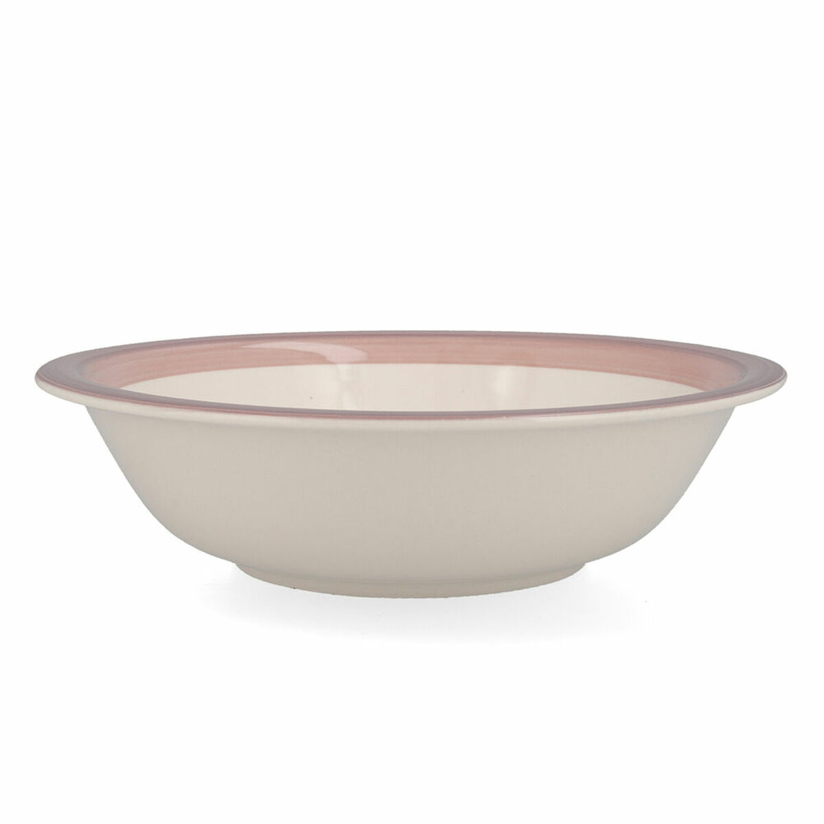 Salladsskål Quid Allegra Peoni Keramik Dvobarvna (23 cm) (Pack 6x)