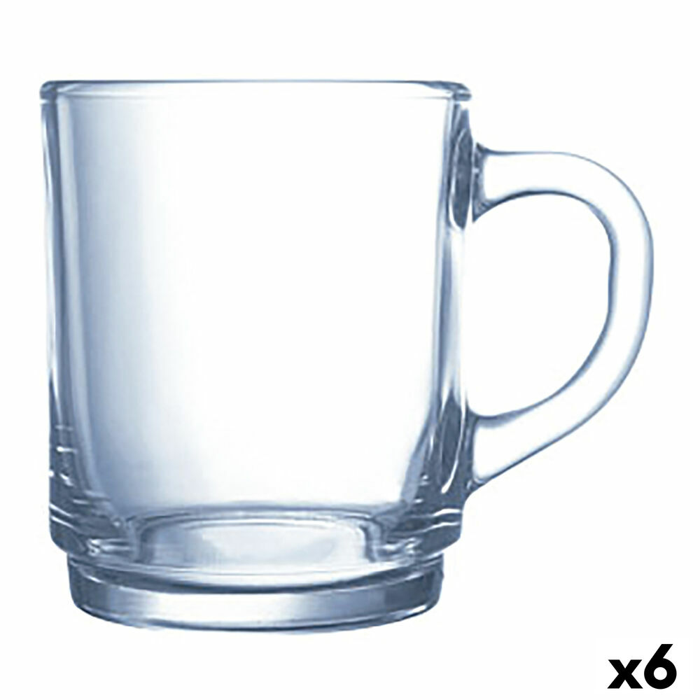 Koppar Luminarc Stapelbara Transparent Glas (250 ml) (Pack 6x) - 2