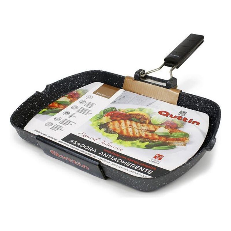 Räfflad stekpanna Quttin Smitt aluminium Non-stick, Mått: 32 x 23 x 3,8 cm - 3