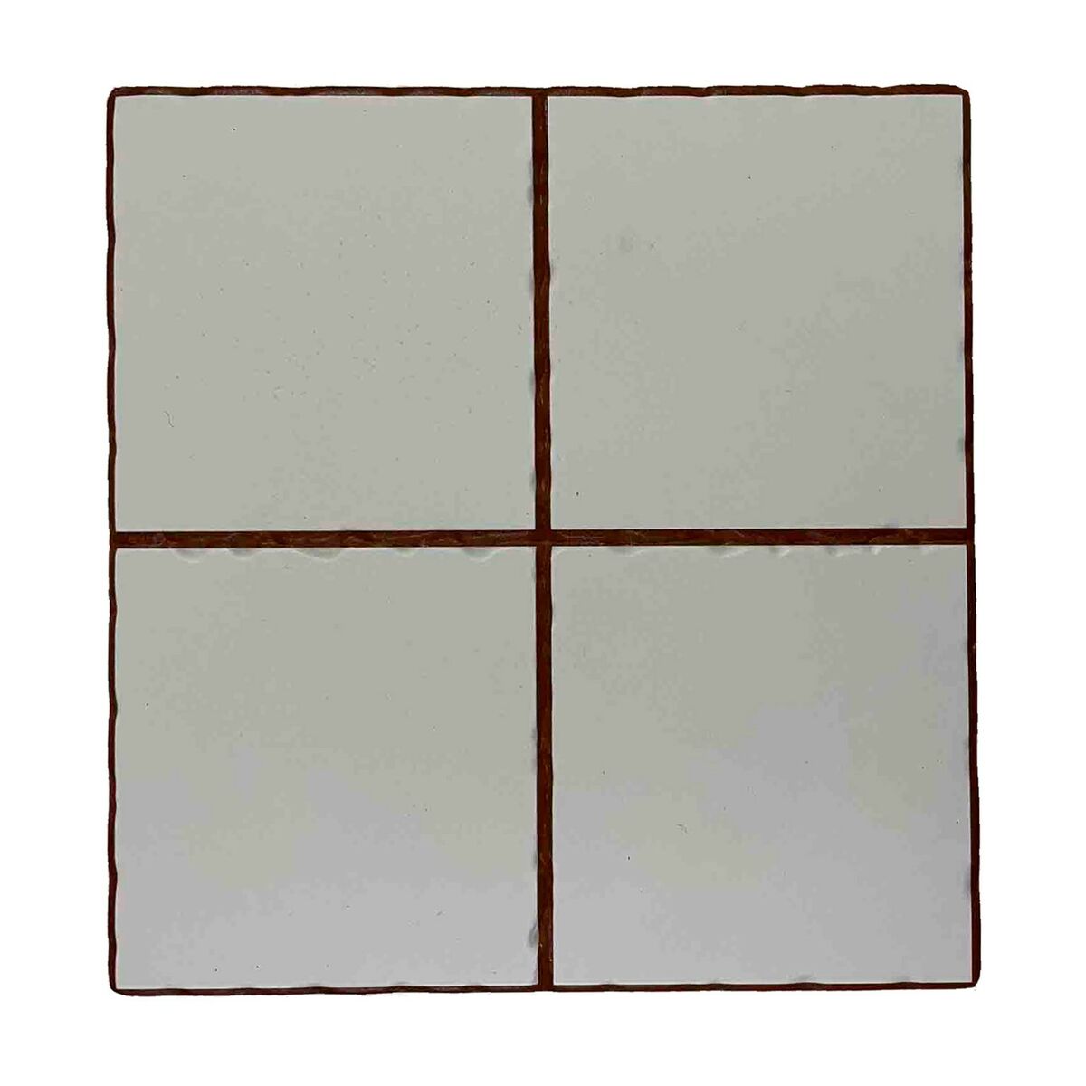 Bordsunderlägg Versa Vit Keramik (20 x 20 cm) - 2