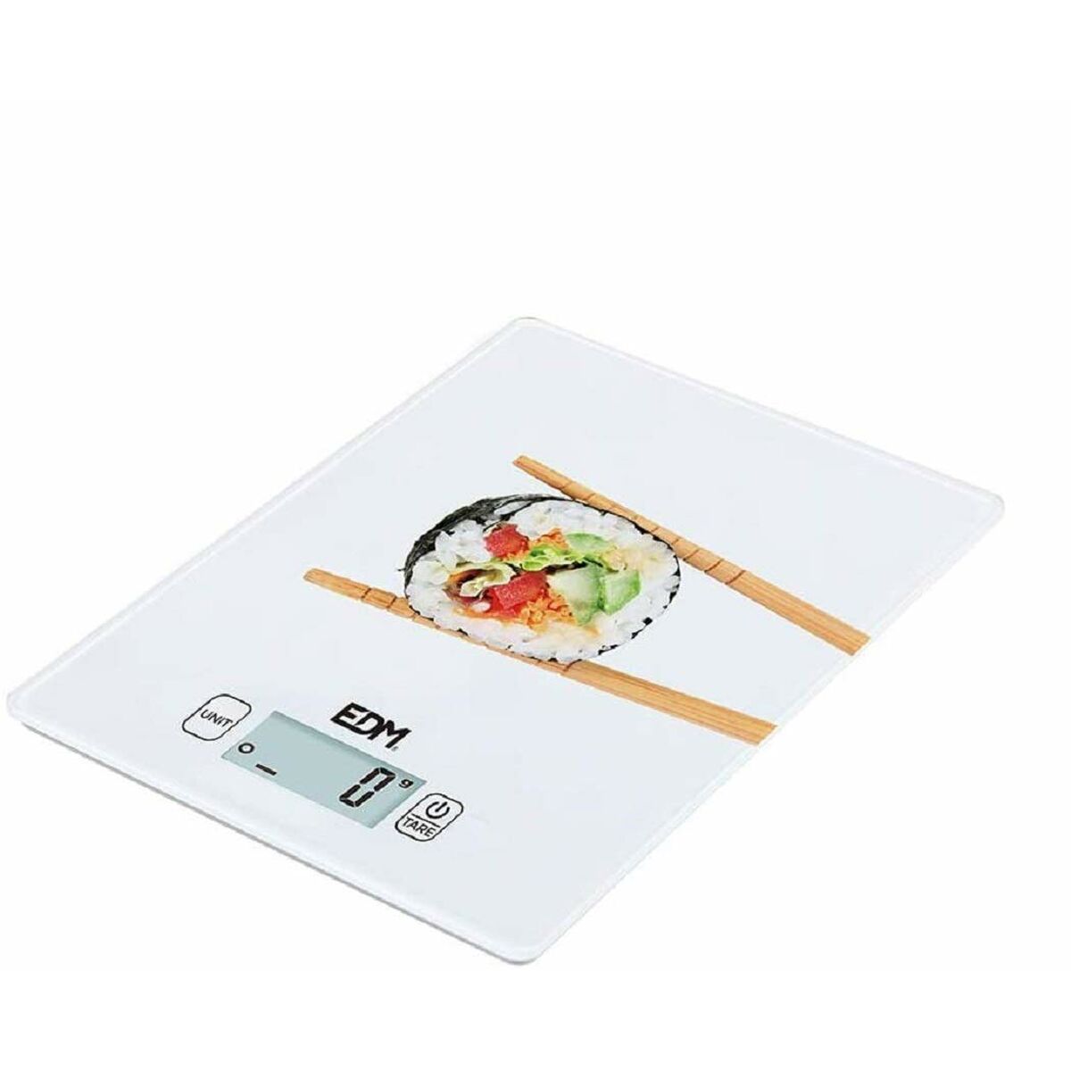 Köksvåg EDM Vit 5 kg (14 x 19.5 cm)