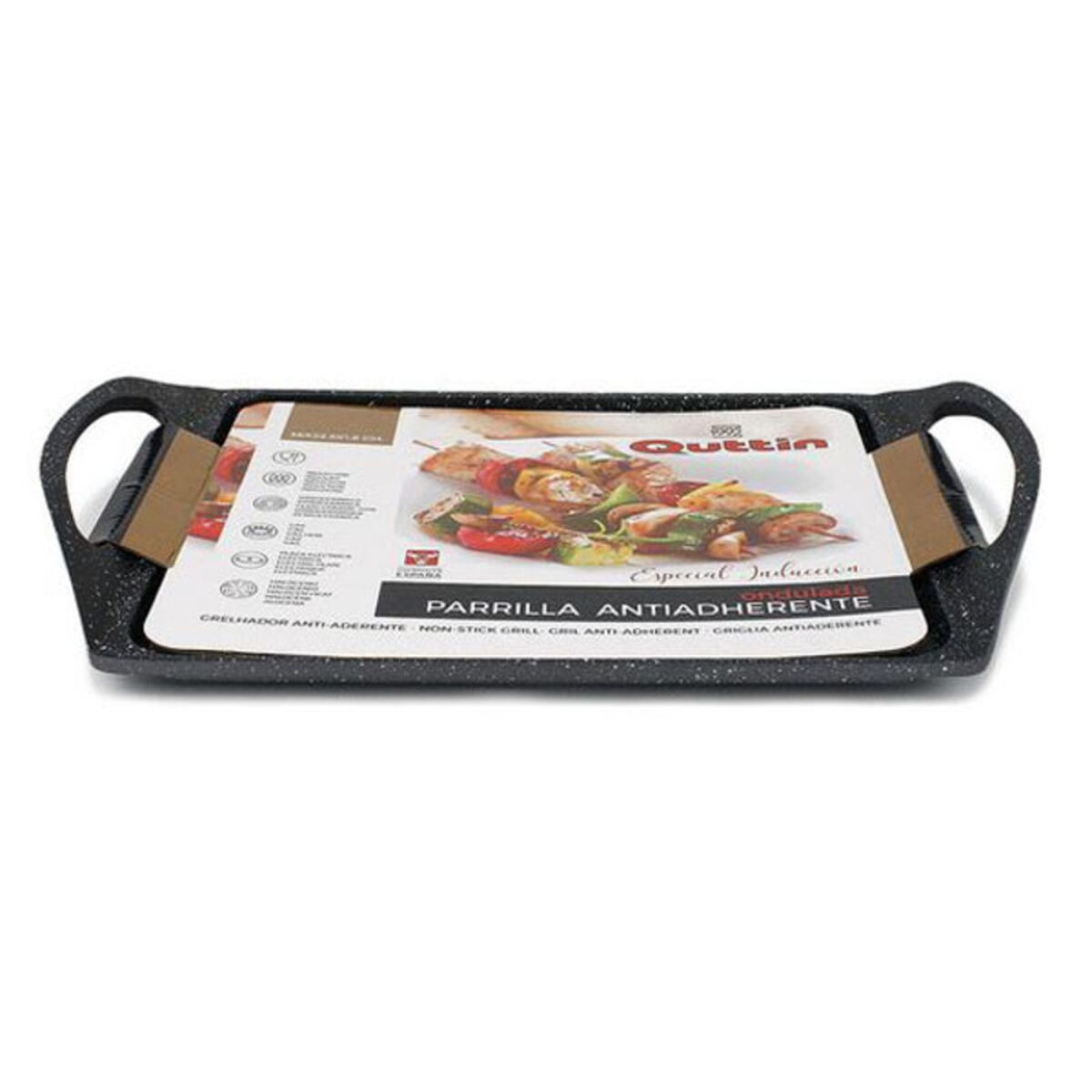 Grill Quttin Non-stick Svart, Mått: 36 x 22,5 x 1,6 cm - 5